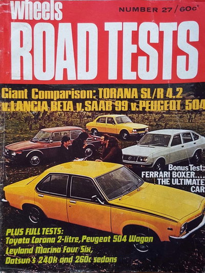 Wheels Road Tests  #27 (1974)