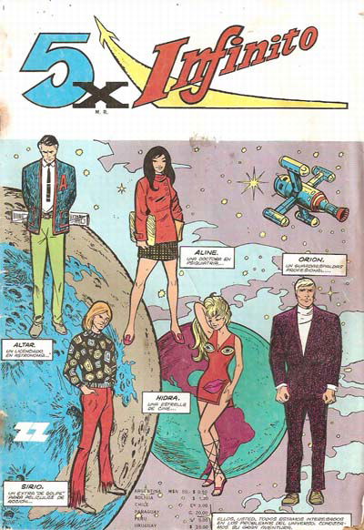 5 x Infinito (Zig-Zag, 1970 series) #1 (March 1970)
