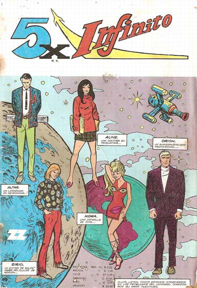 5 x Infinito  #1 (March 1970)