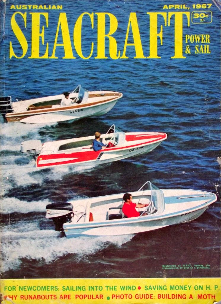 Australian Seacraft (Cavalcade, 1955 series) v38#5 — Australian Seacraft Power & Sail (April 1967)