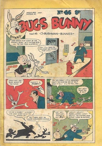 Untitled [Bugs Bunny and the Bushman Bunnies]