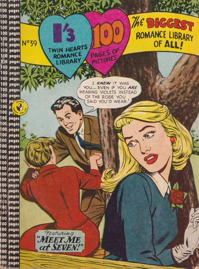 Twin Hearts (Colour Comics, 1958 series) #39 [March 1961?]