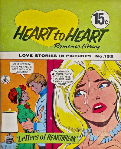 Heart to Heart Romance Library (Colour Comics, 1958 series) #132 ([May 1969?])