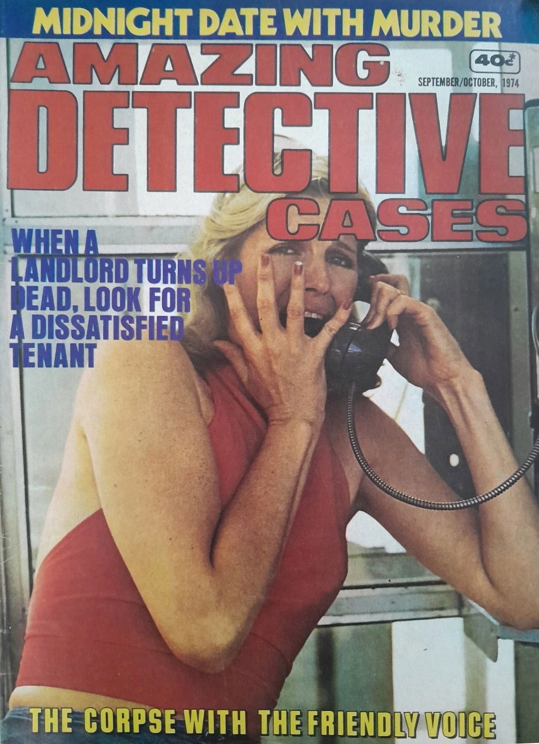 Amazing Detective Cases (Magazine Services, 1971 series) v3#6 (September-October 1974)