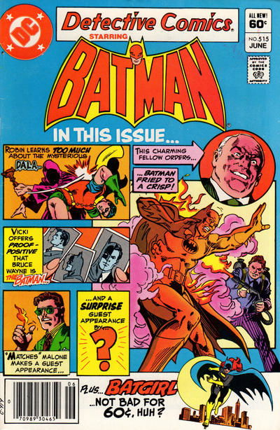 Detective Comics (DC, 1937 series) #515 June 1982