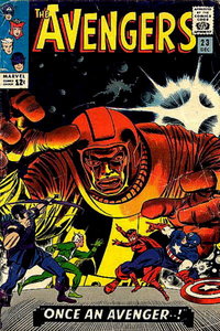 The Avengers (Marvel, 1963 series)  #23 (December 1965) — Once an Avenger -- !