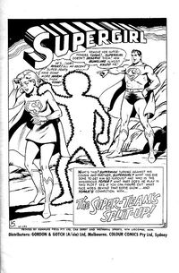 Super Adventure Comic (Colour Comics, 1960 series) #44 — The Super-Team's Split-Up!
Part 2:  Supergirl's Super-Goofs
Part 3: Unmasking the Mystery Men