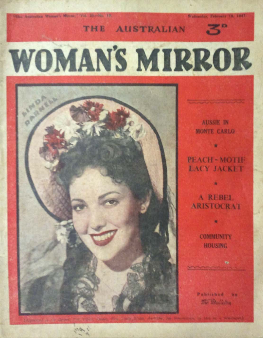 The Australian Woman's Mirror (Bulletin, 1924 series) v23#13 (19 February 1947)