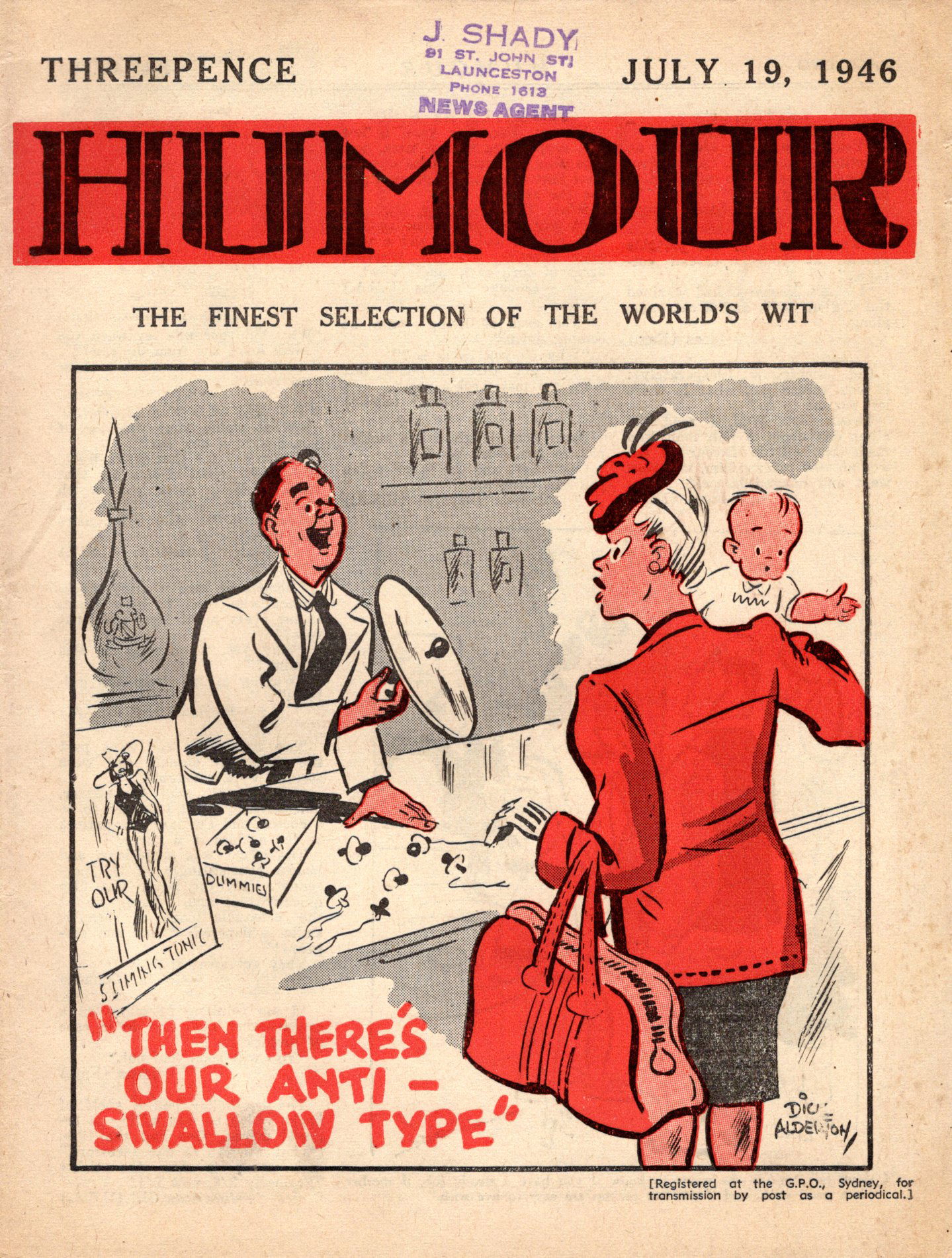 Humour (New Century, 1922 series) v26#29 (19 July 1946)
