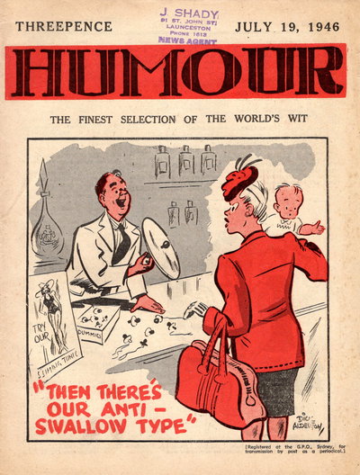 Humour  v26#29 (19 July 1946)
