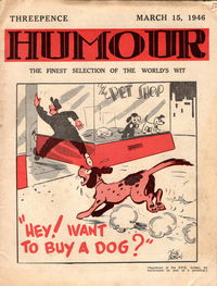 Humour (New Century, 1922 series) v26#11 (15 March 1946)