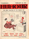 Humour  v31#8 (23 February 1951)
