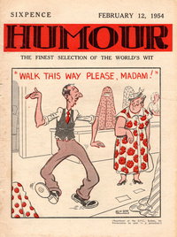 Humour (New Century, 1922 series)  v34#7 (12 February 1954)