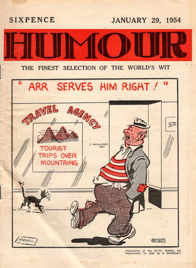Humour  v34#5 (29 January 1954)