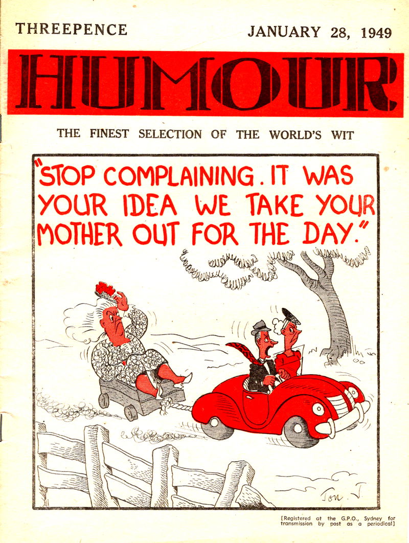 Humour (New Century, 1922 series) v29#4 (28 January 1949)