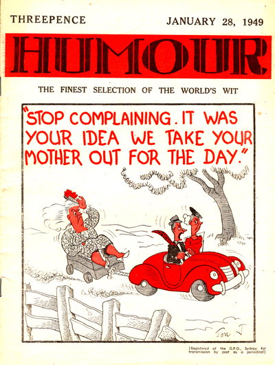 Humour  v29#4 (28 January 1949)