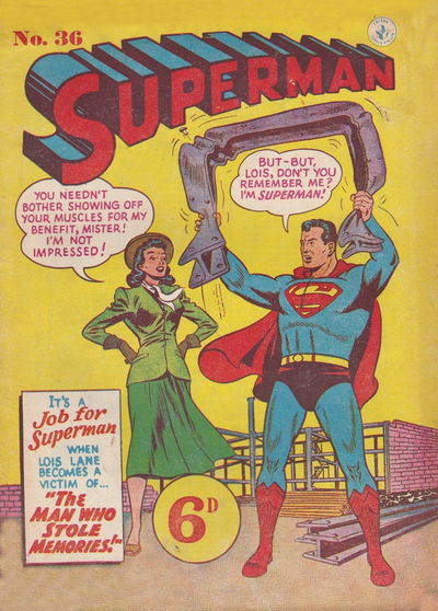 Superman (KG Murray, 1952 series) #36 March 1953