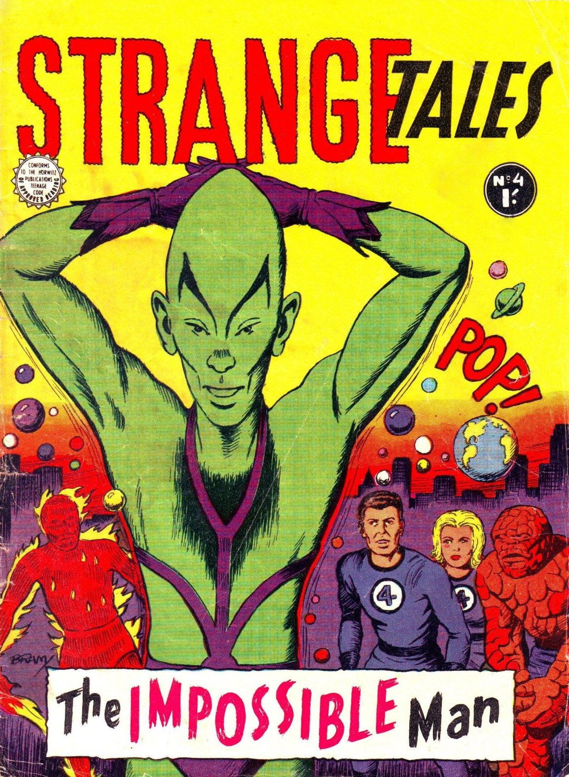 Strange Tales (Horwitz, 1963 series) #4 ([July 1963?])