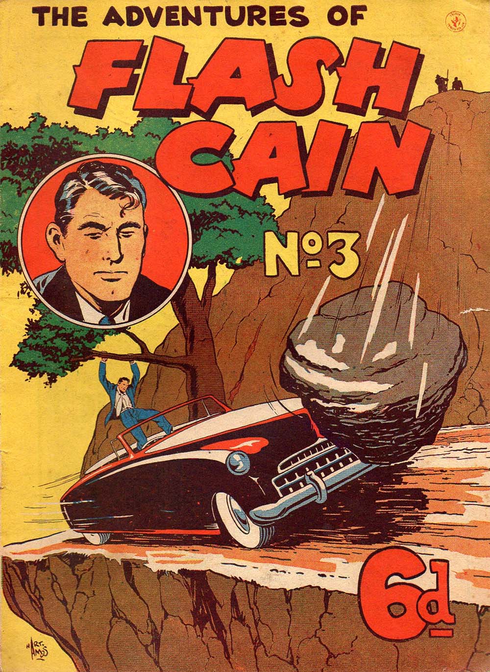 The Adventures of Flash Cain (KGM, 1951 series) #3 ([June 1950?])