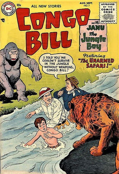 Congo Bill (DC, 1954 series) #7 (August-September 1955)