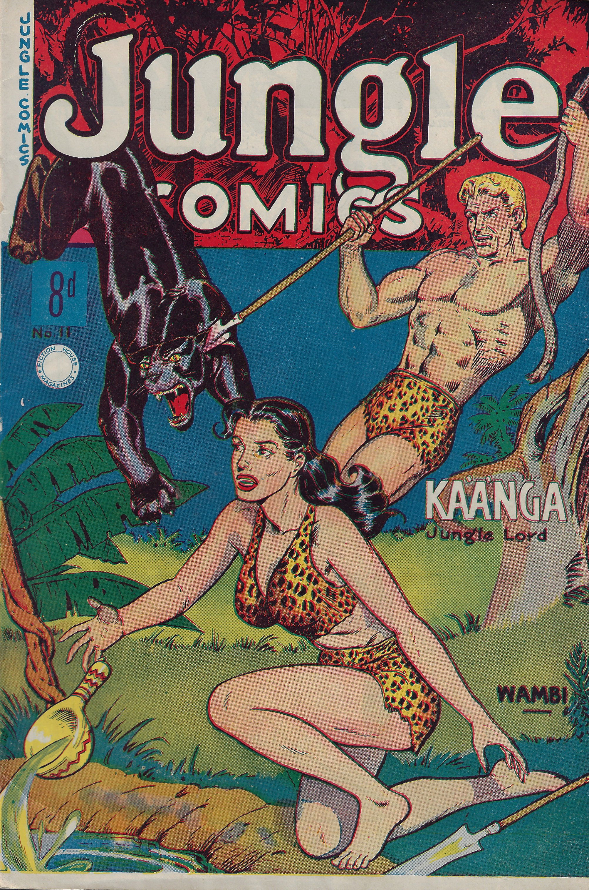 Jungle Comics (HJ Edwards, 1950? series) #11 ([August 1951?])