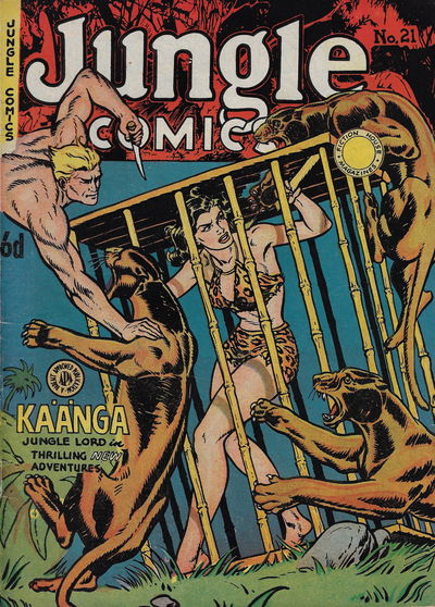 Jungle Comics (HJ Edwards, 1950? series) #21 ([June 1952?])