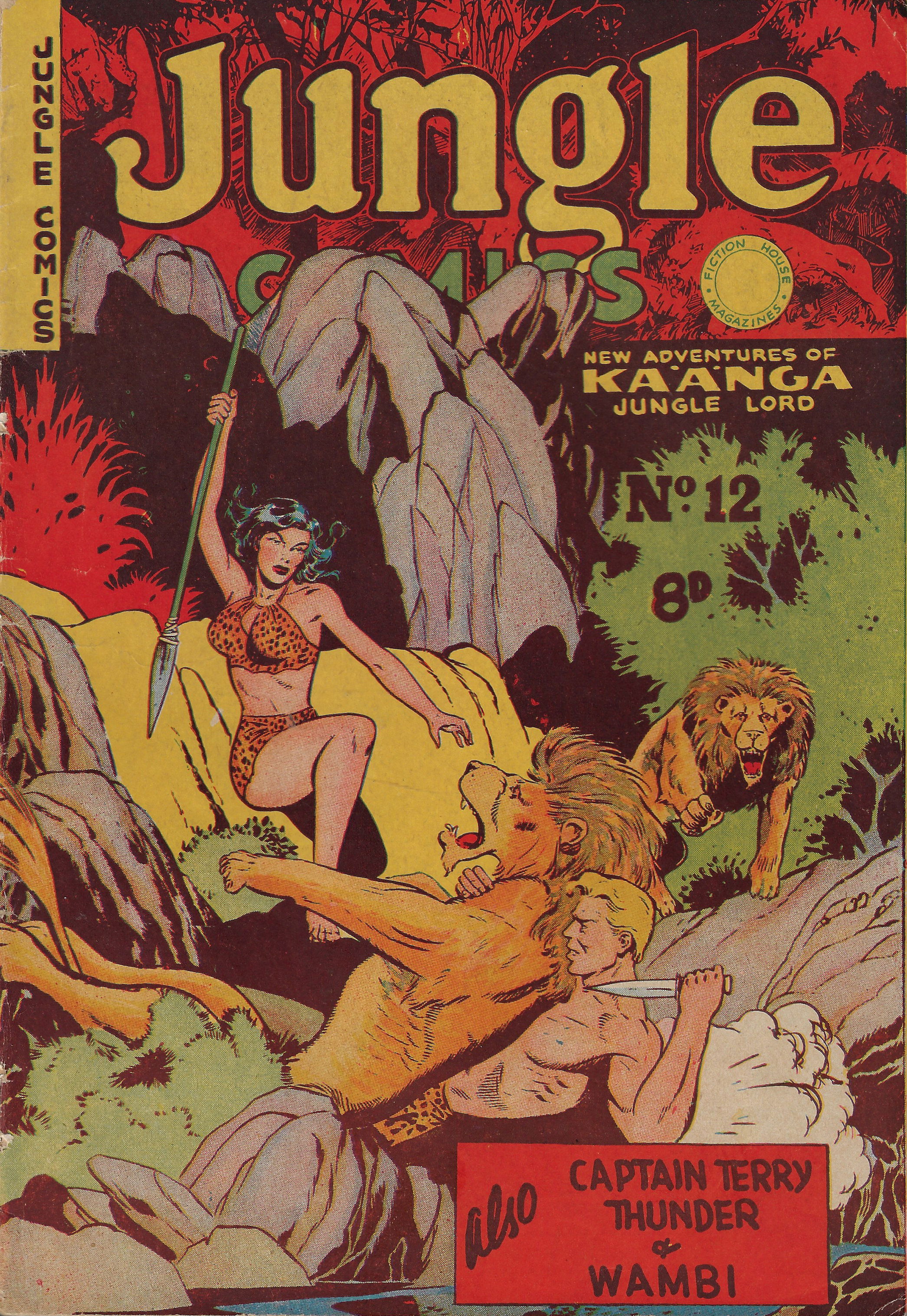 Jungle Comics (HJ Edwards, 1950? series) #12 ([September 1951?])