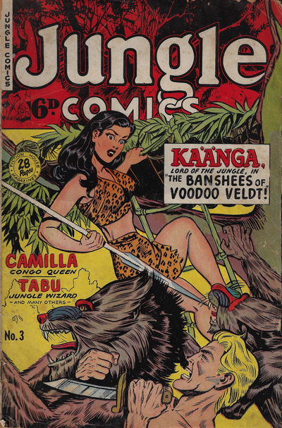 Jungle Comics (HJ Edwards, 1950? series) #3 [December 1950?]