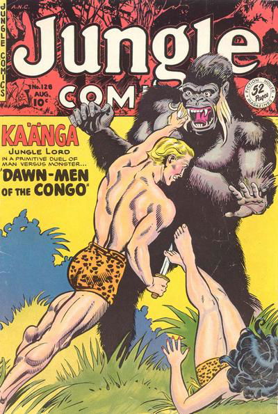 Jungle Comics (Fiction House, 1940 series) #128 August 1950