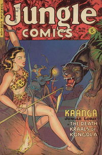 Jungle Comics (Fiction House, 1940 series) #136 April 1951