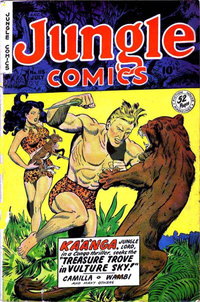 Jungle Comics (Fiction House, 1940 series)  #115 (July 1949) — Treasure Trove in Vulture Sky