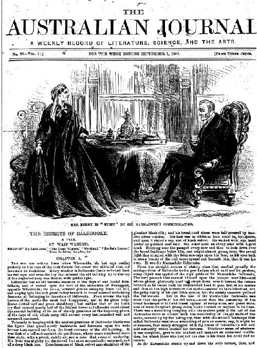 The Australian Journal (Massina, 1865 series) v2#14? (3 December 1866)