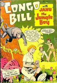 Congo Bill (DC, 1954 series)  #3 (December 1954-January 1955) — The Girl Who Loved Danger!