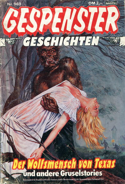 Gespenster Geschichten (Bastei Verlag, 1974 series) #969 (1993)