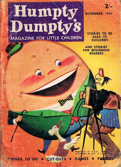 Humpty Dumpty's Magazine for Little Children (KG Murray, 1955 series)  (November 1956)