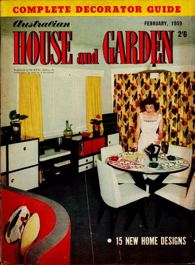 Australian House and Garden (House and Garden, 1948 series) v21#3 (February 1959)