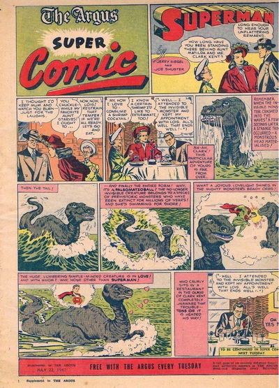 The Argus Super Comic (Unknown, 1947? series)  (22 July 1947)
