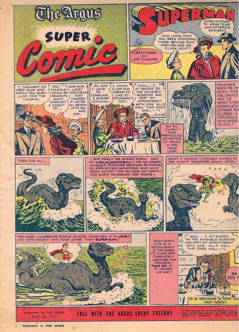 The Argus Super Comic (Unknown, 1947? series)  (22 July 1947)