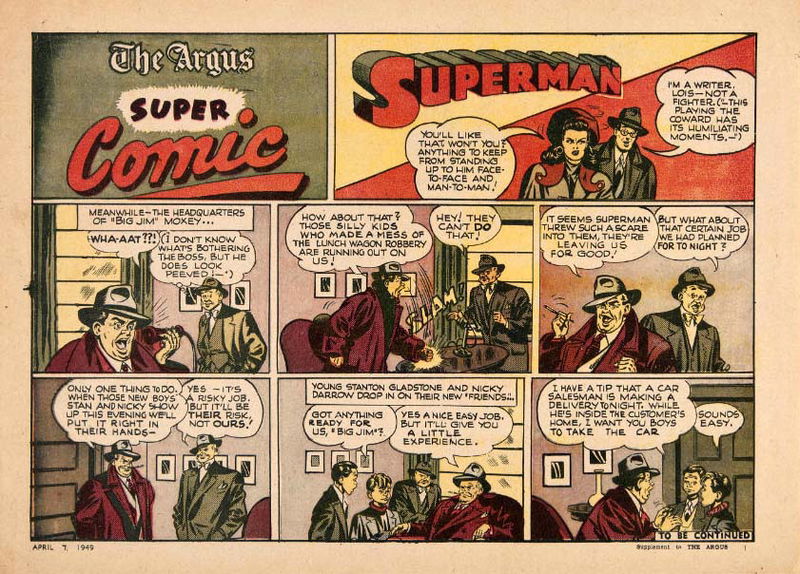 The Argus Super Comic (Unknown, 1947? series)  (7 April 1949)