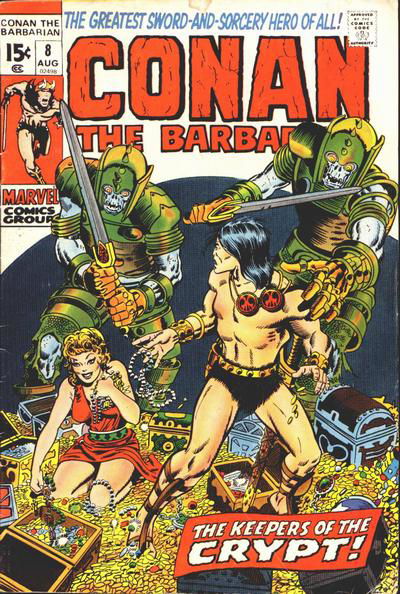 Conan the Barbarian (Marvel, 1970 series) #8 (August 1971)