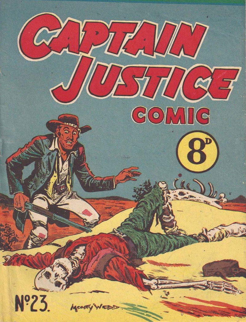 Captain Justice (New Century, 1950 series) #23 — Captain Justice Comic ([October 1952])