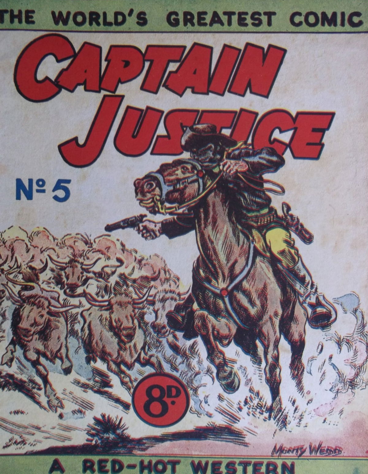 Captain Justice (New Century, 1950 series) #5 ([April 1951?])