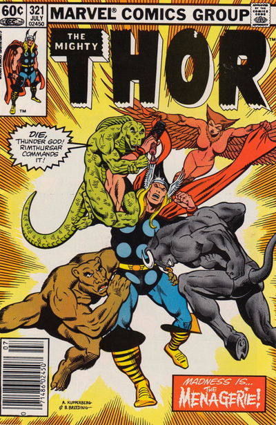 Thor (Marvel, 1966 series) #321 July 1982