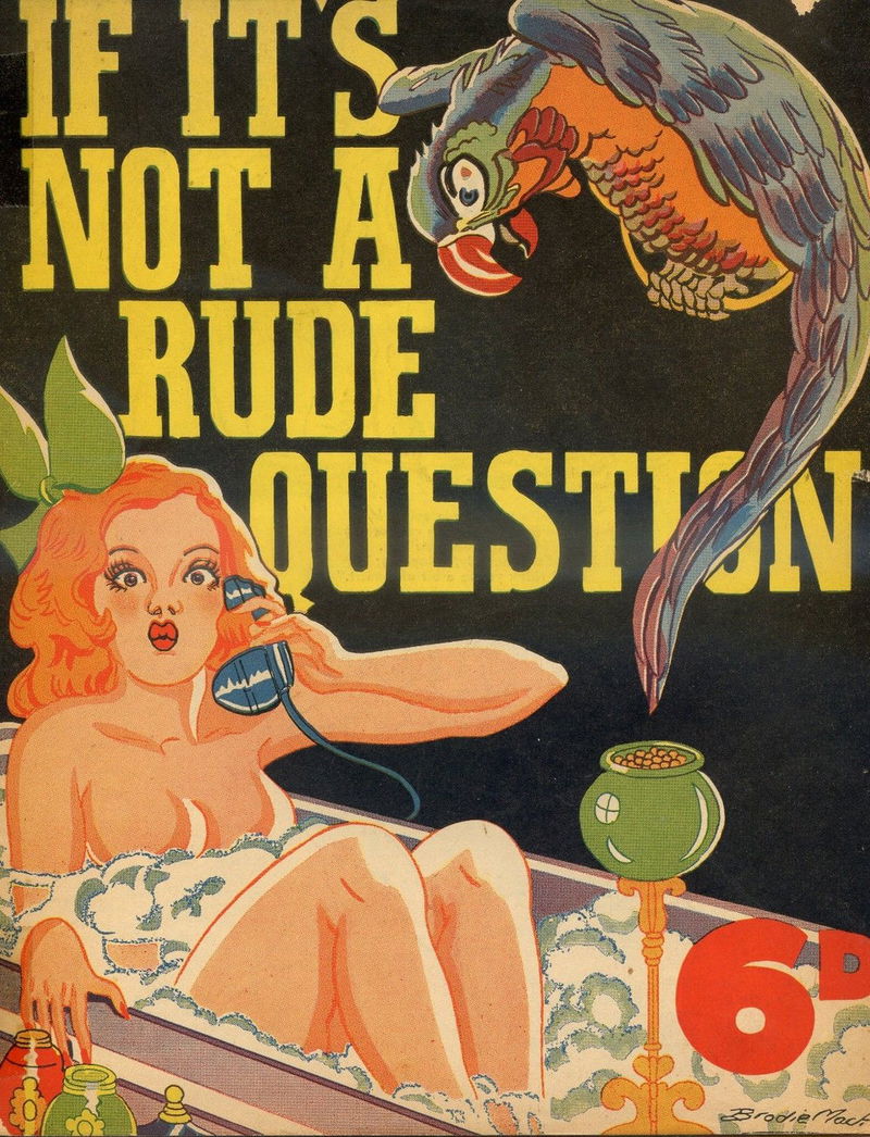 If It's Not a Rude Question (NSW Bookstall, 1938?)  ([1945?])