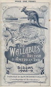Official Souvenir of the Wallabies British & American Tour Season 1908-9 [nn] ([1909?])