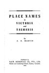 Place Names in Victoria and Tasmania (NSW Bookstall, 1944)  — Place Names in Victoria and Tasmania (page 1)