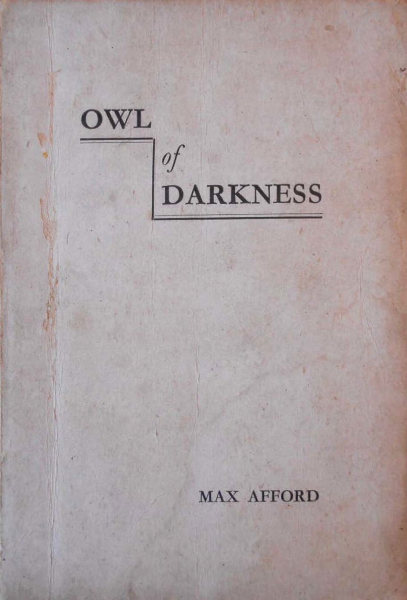 Owl of Darkness: A Jeffrey Blackburn Adventure (NSW Bookstall, 1942?)  ([1942?])