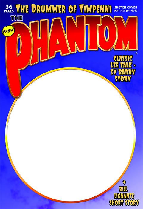 The Phantom Sketch Cover (Frew, 2017?)  ([2017])