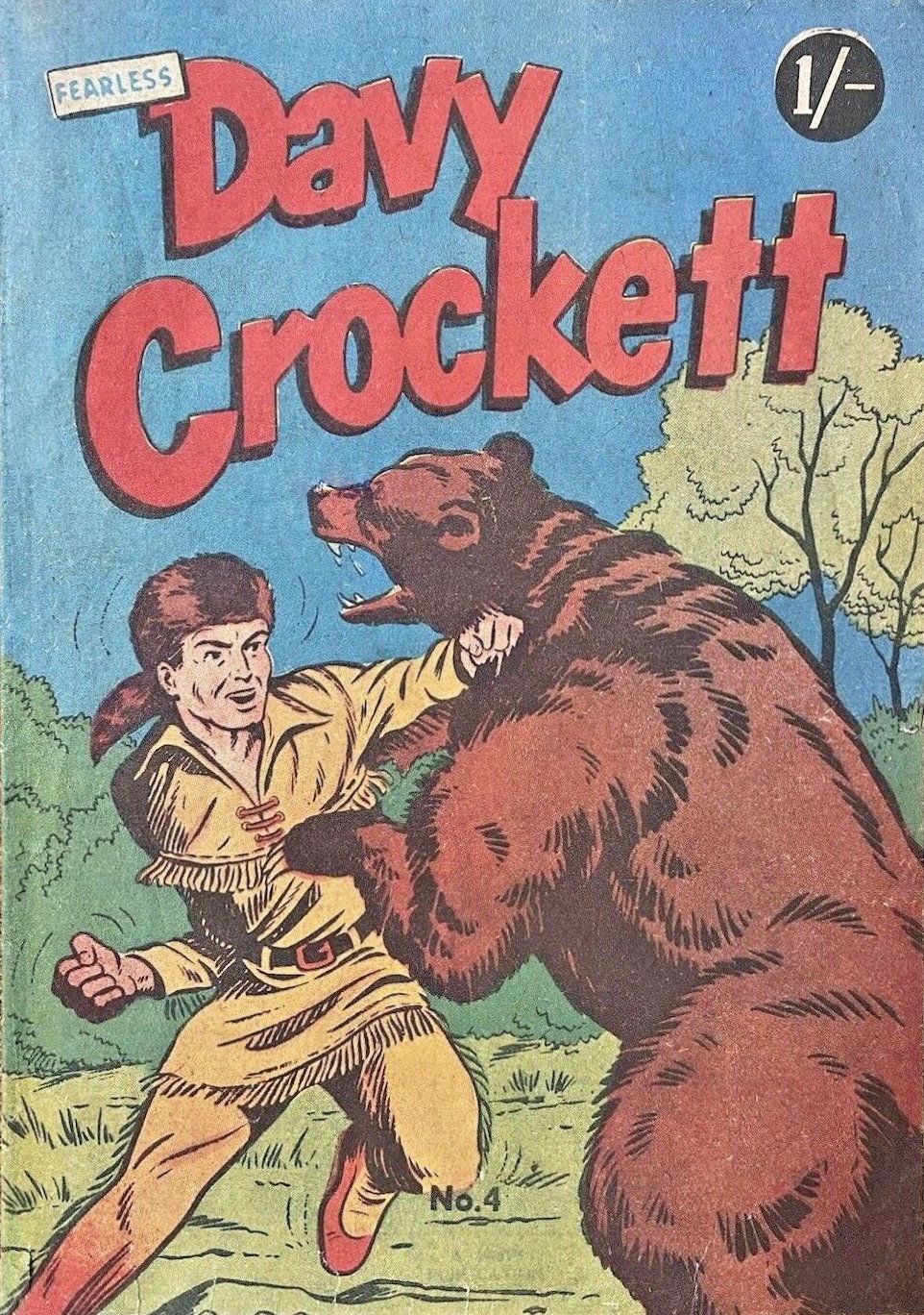 Fearless Davy Crockett (Frew, 1956 series) #4 ([August 1956?])