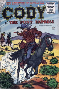 Cody of the Pony Express (Charlton, 1955 series)  #8 (October 1955)